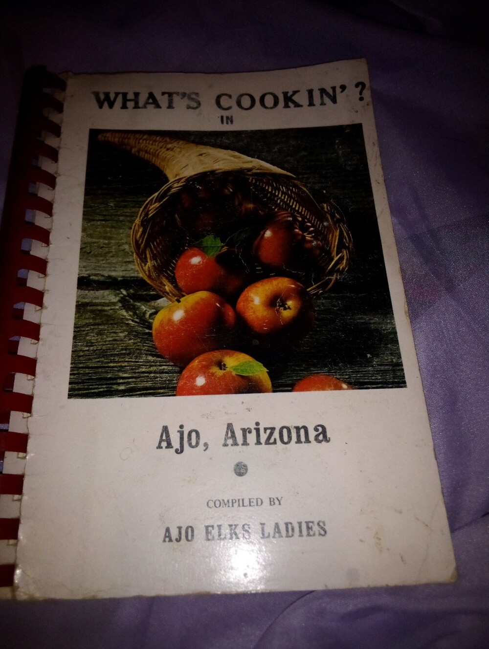 1973 Cookbook Ajo Arizona Elks Ladies